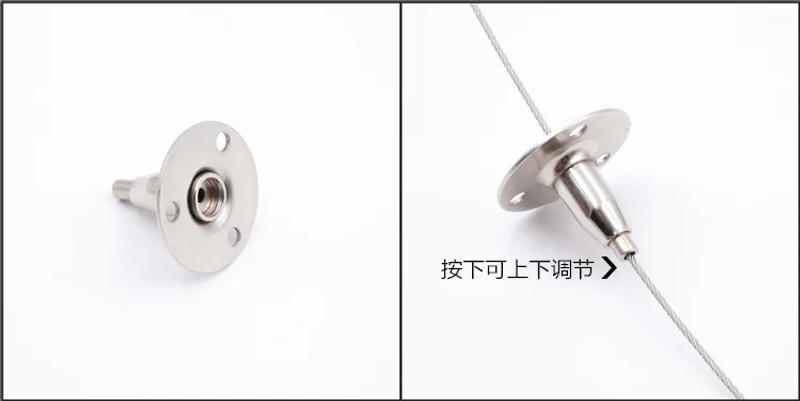 Description Picture 2 of itemWire Rope Hanging Code Lamp Lighting Accessories Adjustable Locking Device Billboard Hanging Rope Wire Hook Advertising