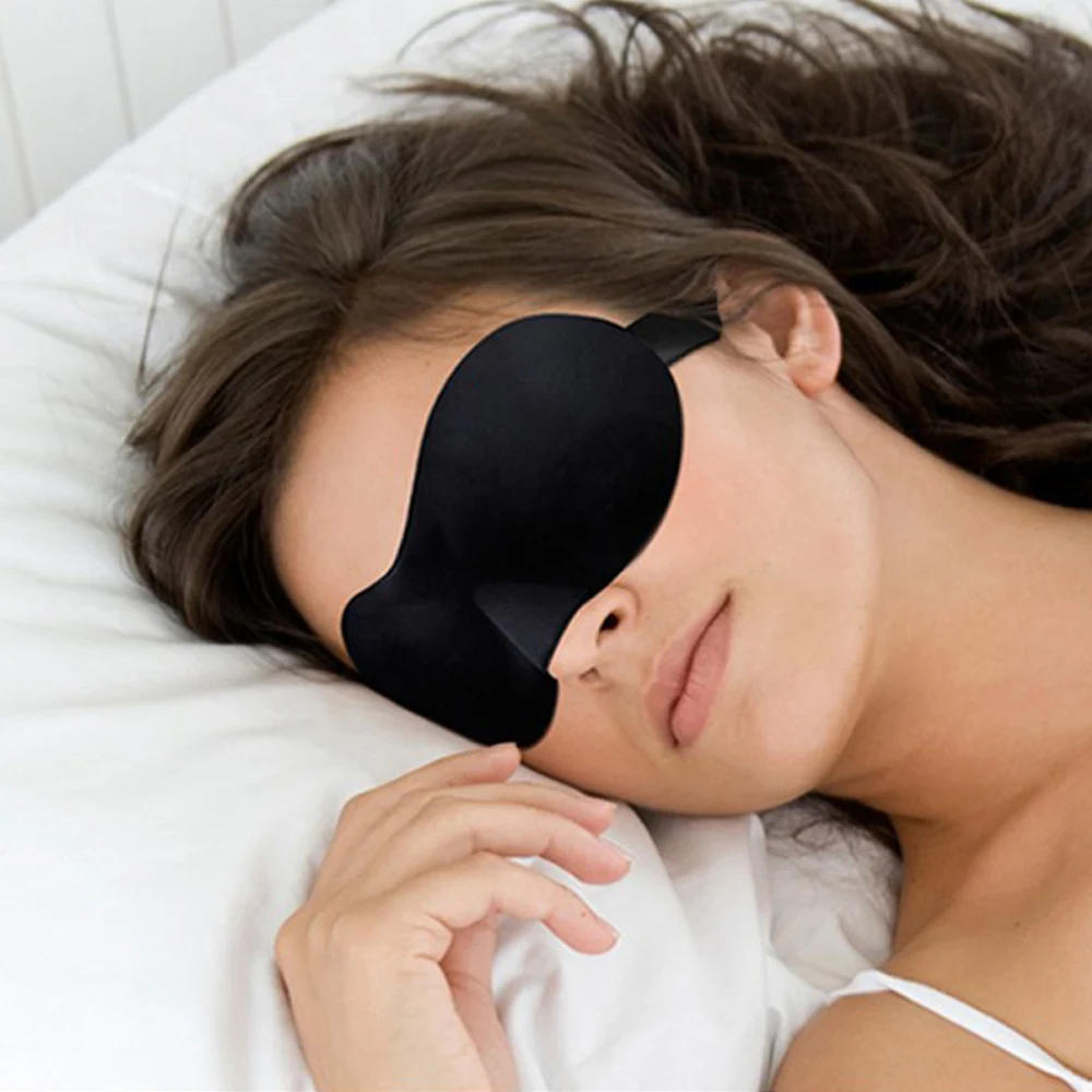 Description Picture 4 of item1Pcs 3D Sleep Mask Natural Sleeping Eye Mask Eyeshade Cover Shade Eye Patch Women Men Soft Portable Blindfold Travel Eyepatch