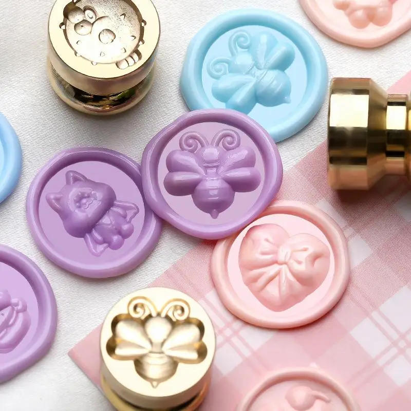 Description Picture 2 of itemSeal Wax Stamps Head 3D Carving Animal Pattern Brass Copper For DIY Scrapbooking Envelope Invitation Gifts Crafts Decoration