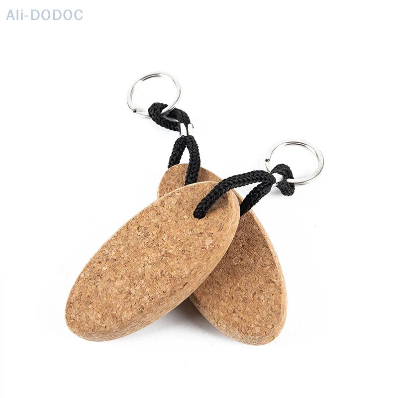 Description Picture 4 of item1Pc Cork Ball Keychain Floating Buoy Holder for Water Sports Beach Rowing Boats