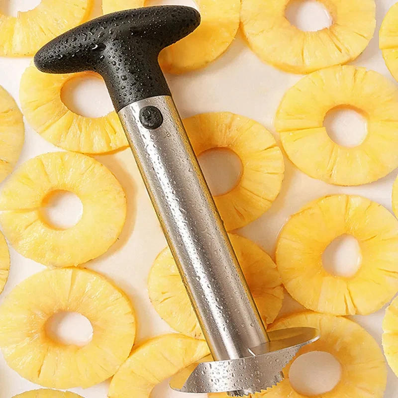 Description Picture 5 of itemStainless Steel Pineapple Silcer Peeler Fruit Corer Slicer Ananas Peeler Cutter Fruit Spiral Cutter Kitchen Tools Accessories