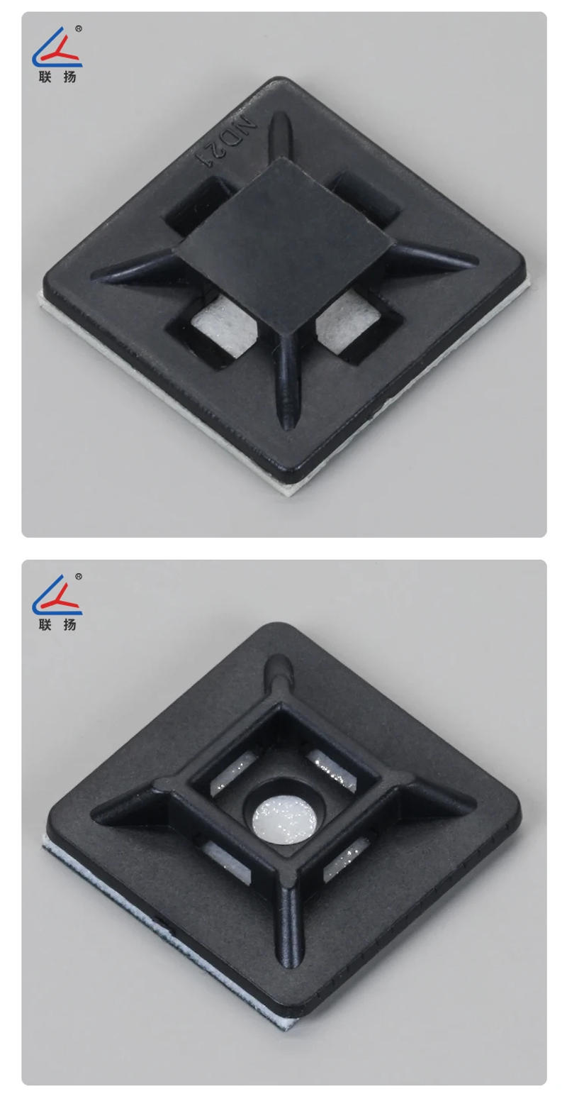 Description Picture 5 of itemND 20/50/100PCS Cable Tie Mounts Self Adhesive with Screw Hole Zip Wire Tie Mounting Base Holder