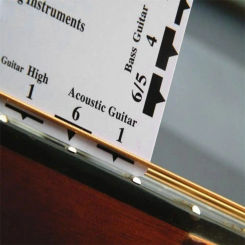String Action Gauge Double-sided Guitar String Specification Ruler Card Lightweight Luthier Tools Musical Instrument Accessories