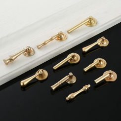 Simple Pendant Design Furniture Handle Single Hole Small Handles Drawer Knob Zinc Alloy Cabinet Door Wardrobe Cupbaord Pulls Diy