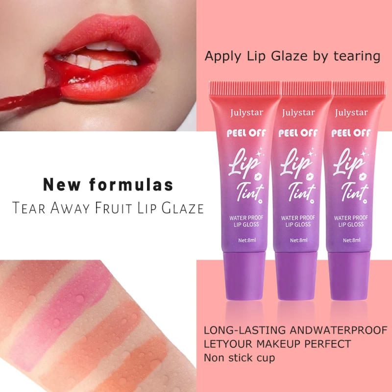 Description Picture 5 of itemTearing lipstick, light texture, strong coverage, lipstick style design, durable waterproof, foggy surface, tearing lip glaze