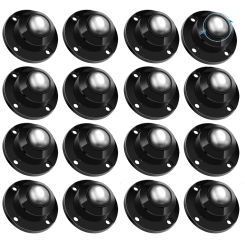 8PCS/Set Self Adhesive Caster Wheels 28 LBS Load Capacity Per Wheel 360° Swivel Wheels for Furniture Small Appliance Storage Bin