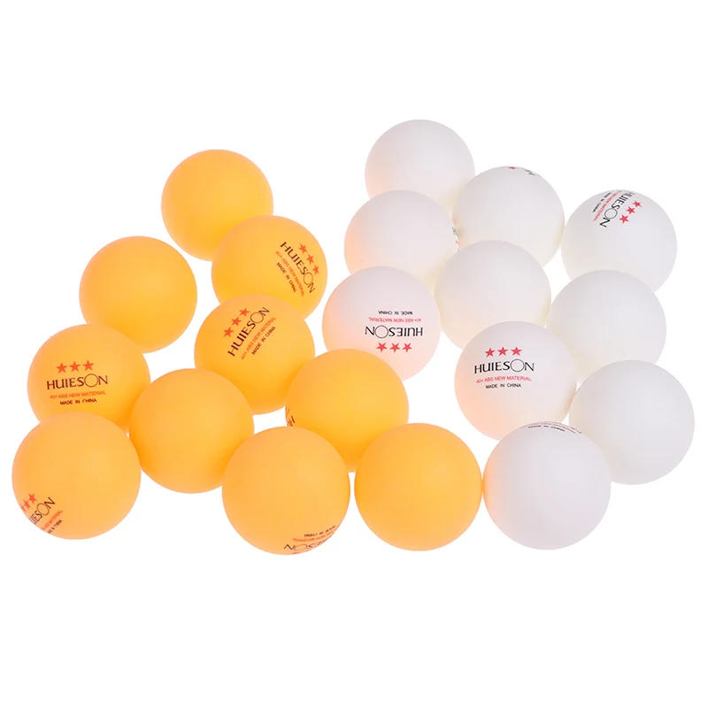 Description Picture 3 of item10pcs Table Tennis Ball 40+mm Diameter 2.8g 3 Star ABS Plastic Ping Pong Balls
