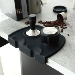 Coffee Tampers Mats Corner Non-slip Mat Pad Powder Press Tampering Holder Silicone Base Tamping Pad Coffeeware Accessories
