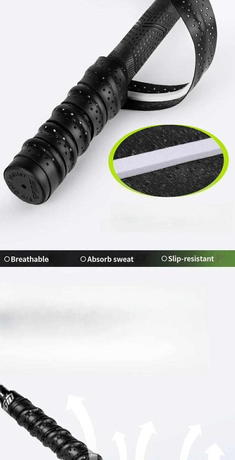 Description Picture 4 of itemPGM 5pcs Golf Clubs Grip Strap Breathable Anti Slip Keel Sweat Absorbing Hand Tape ZP054
