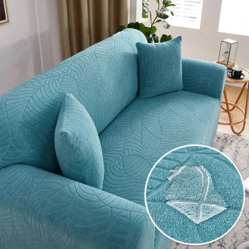 Sofa Cover for Living Room Thick Elastic Jacquard Cover for Sofa Couch Armchair 1/2/3/4 Seater L Shaped Corner Sofa Cover