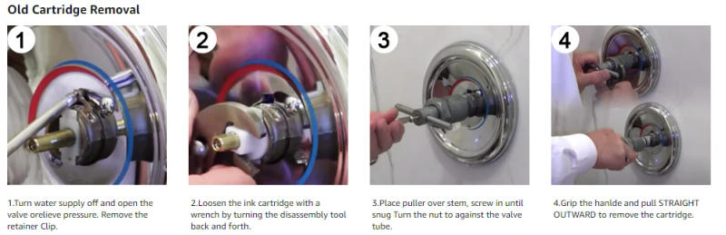 Description Picture 5 of itemCartridge Puller Tool For Moen Sink Shower Bathroom Tub Faucets Install Repair Removal for Brass and Plastic Cartridges