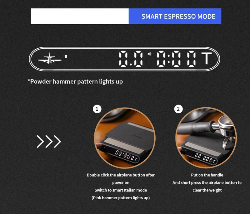Description Picture 4 of itemMHW-3BOMBER Smart Drip Espresso Coffee Scale with Auto Timer USB Charging Kitchen Electronic Scale Cafe Home Barista Accessories