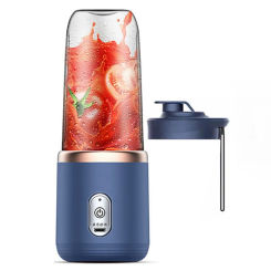 Portable Juicer Blender 300Ml Electric Fruit Juicer USB Charging Lemon Orange Fruit Juicing Cup Smoothie Blender
