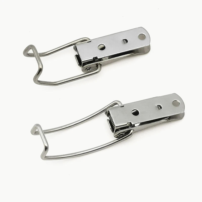 Description Picture 3 of itemStainless Steel HASP, Tool Box Furniture Hardware Door Buckle LED Light Box Food Equipment Wooden Box Spring Lock