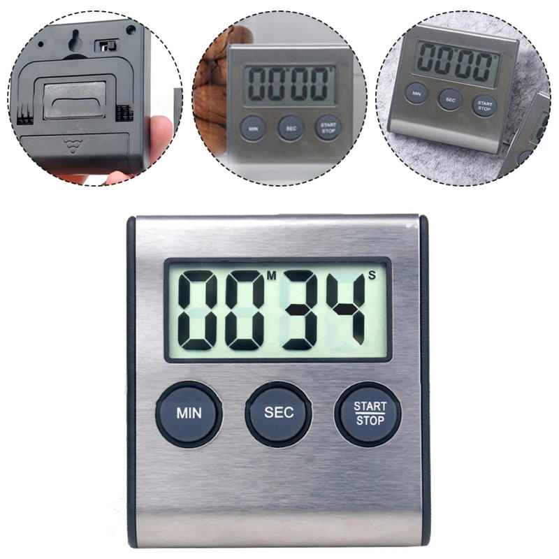 Description Picture 3 of itemDigital Timing Food Thermometer Temperature Meter With Timer Function Meat Probe Electronic Kitchen Tools For Cooking BBQ Oven