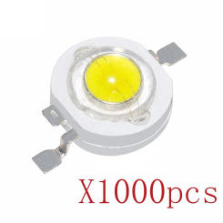1000pcs high power LED lamp beads 1W/3W White Warm White Red yellow blue green orange imitation lumen lamp beads Blubs Downlight