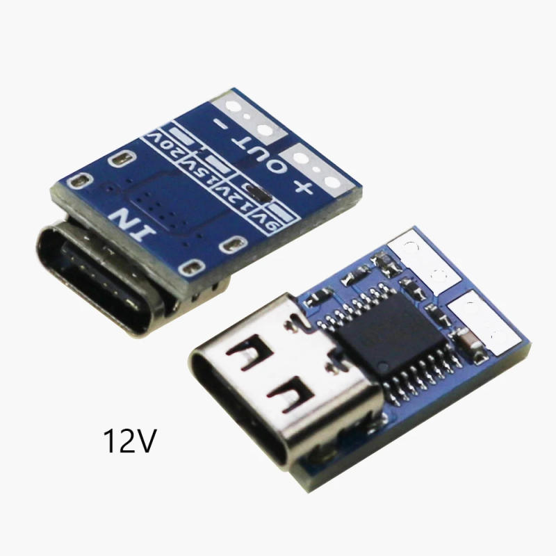 Description Picture 3 of itemType-C PD Decoy Module PDC004-PD PD23.0 to DC DC Trigger Extension Cable QC4 charger 9V 12V 15V 20V