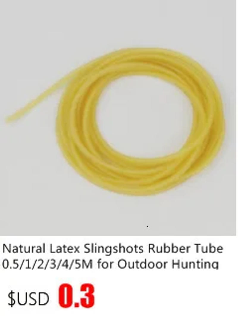 Description Picture 5 of itemNatural Latex Slingshots Rubber Tube 0.5/1/2/3/4/5M for Hunting Shooting High Elastic Tubing Band Accessories 2mmX5mm Diameter
