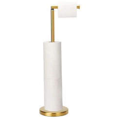 Toilet Paper Holder Stand, Large Storage Tissue Roll Holder Free Standing For Bathroom, Modern Toilet Paper Roll Holder Durable