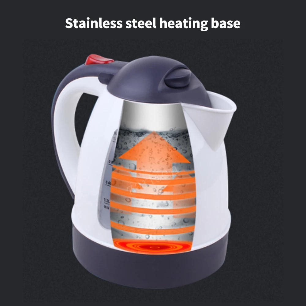 Description Picture 4 of item1000ML Car Hot Kettle Portable Water Heater Travel Auto 12V/24V for Tea Coffee 304 Stainless Steel Large Capacity Vehicle