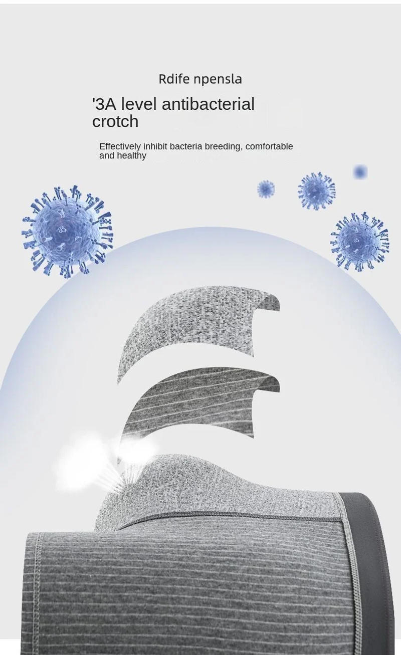 Description Picture 4 of item4Pcs Men's Boxer Shorts Cotton Underwear Striped Underpants Sexy Panties Male Breathbale Lingerie Plus Size L-6XL Wholesale Lots