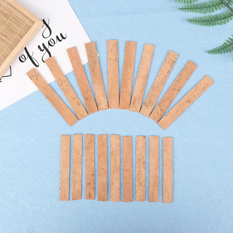 Description Picture 3 of item10Pcs Clarinet Cork Saxophones Clarinet Neck Cork Joint Sheets for Saxophones Musical Instruments Accessories