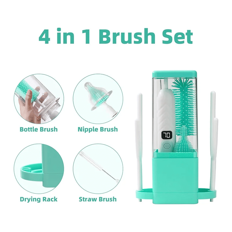Description Picture 6 of itemAT21-Electric Bottle Brush Cleaner,Electric Baby Bottle Brush Cleaner, Baby Bottle Washer,Automatic Bottle Cleaner Brush