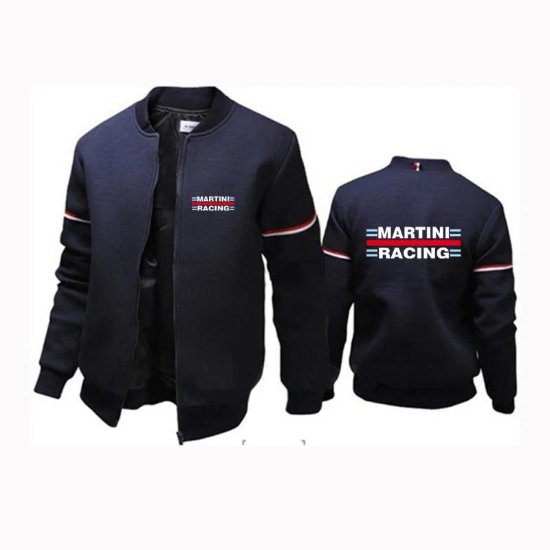 Description Picture 5 of item2023 New Men's Martini Racing Printing Sweatshirt Spring And Autumn Long Sleeve Fashion Sportswear Casual Zipper Jacket Coat