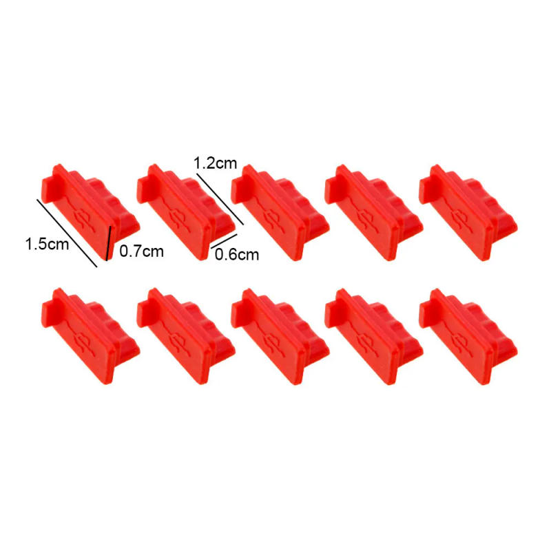 Description Picture 4 of itemSilicone world 10pcs Silicone Anti Dust Plug Cover Stopper Laptop dust plug laptop dustproof usb dust plug Computer Accessories
