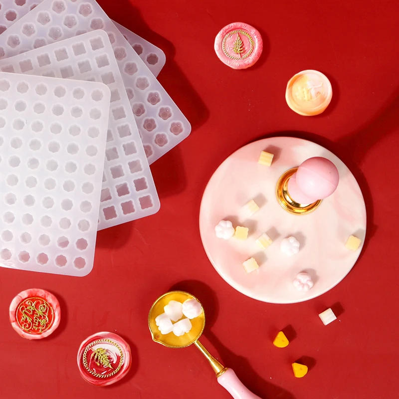 Description Picture 4 of itemDIY Mini Lacquer Wax Particle Mold Wax Particle Aromatherapy Candle Silicone Mould Self Made Fire Paint Seal Tools Recycling