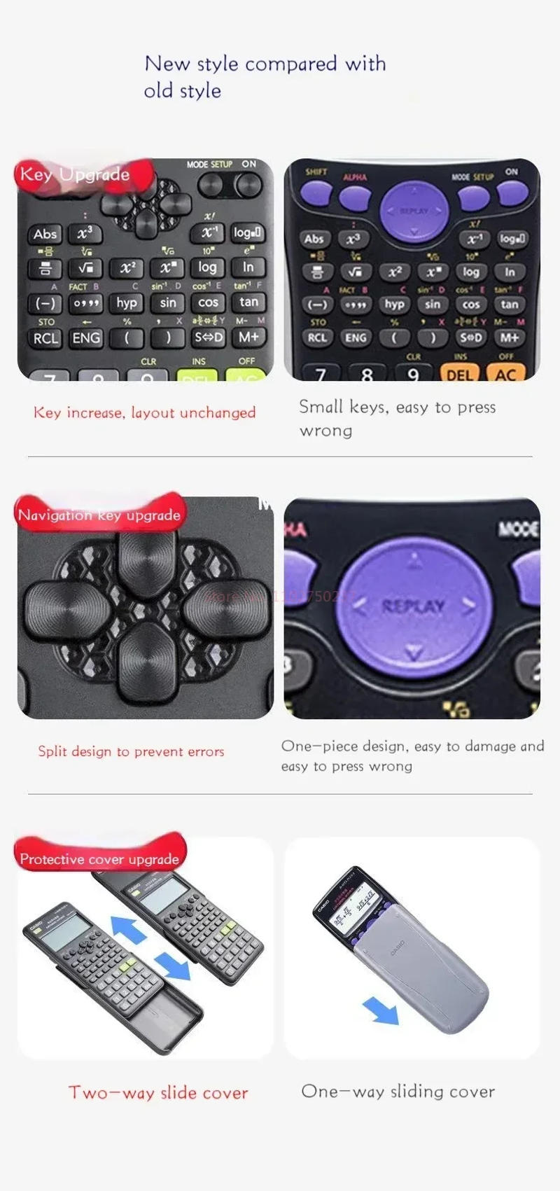 Description Picture 4 of itemNew Scientific Function Calculator Fx-82es Plus A Student Exam Multifunctional Function Calculator Accounting Cpa Special