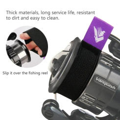 Spool Cover Fishing Spool Belt Pole Holder Flexible Spinning Reel Belt With Handle Thicken Spinning Protection Belt