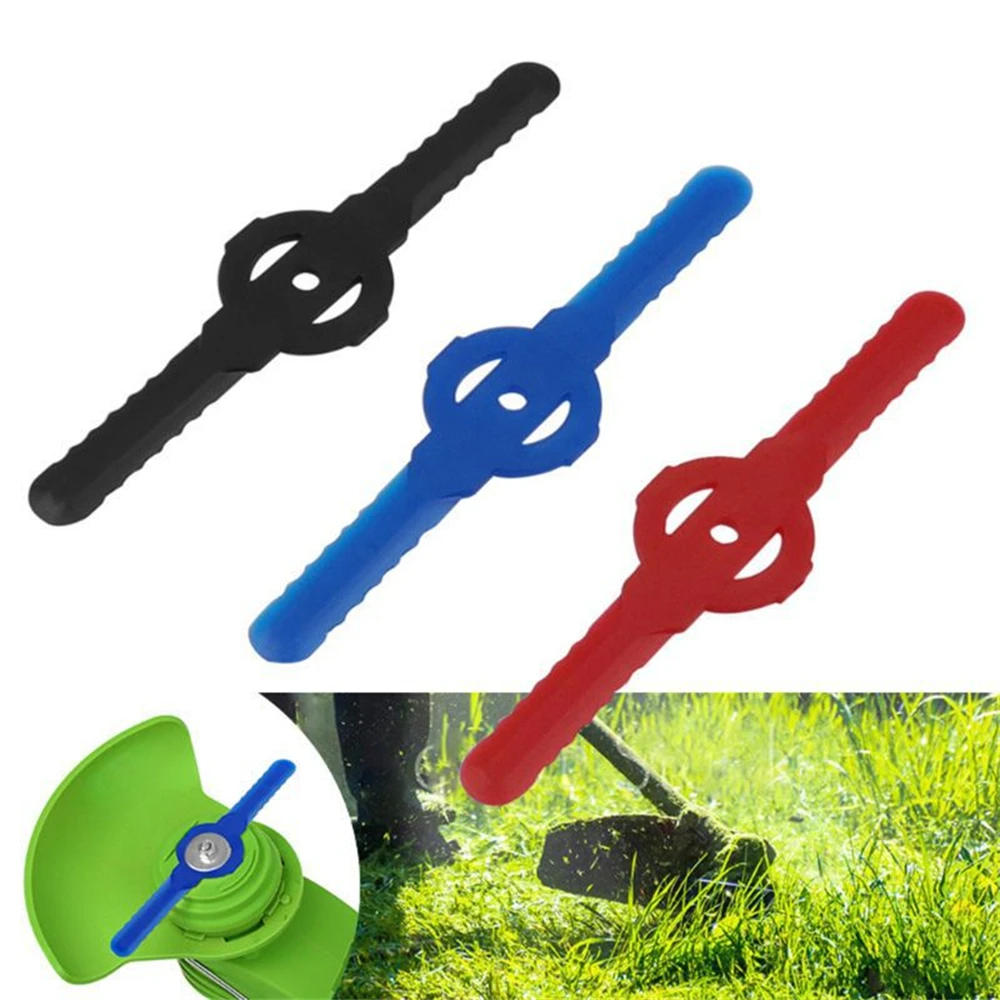 Description Picture 2 of item6/12/20pcs String Trimmer Head Blades Replace Plastic Cutter Blade Replacement Lawn Mower Weed Wacker Eater Head Replacement