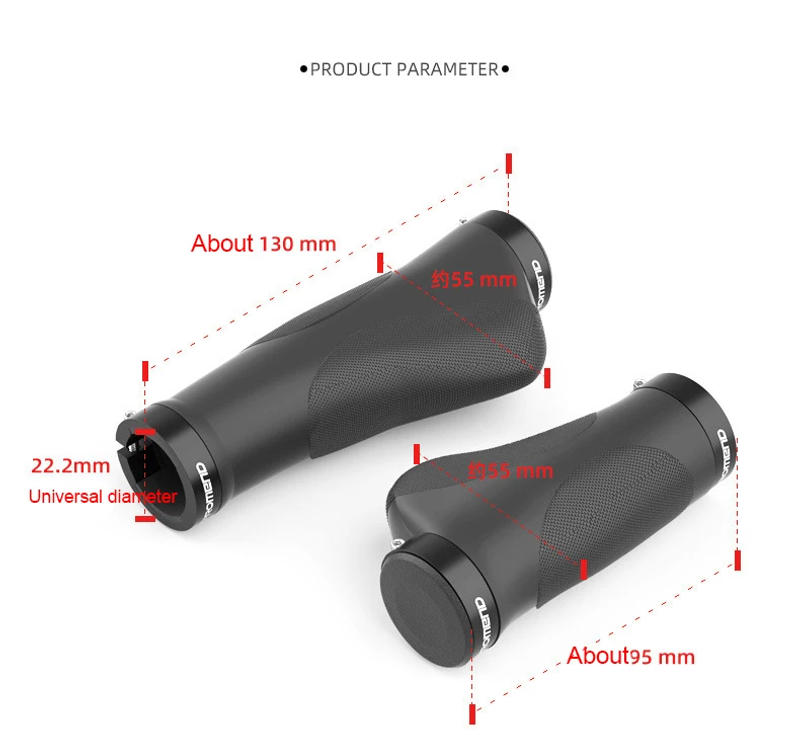 Description Picture 3 of itemPROMEND Bicycle Grip Rubber Plus Broadband Lock Grip Comfortable and non-slip Folding Mountain Bike Riding Accessories