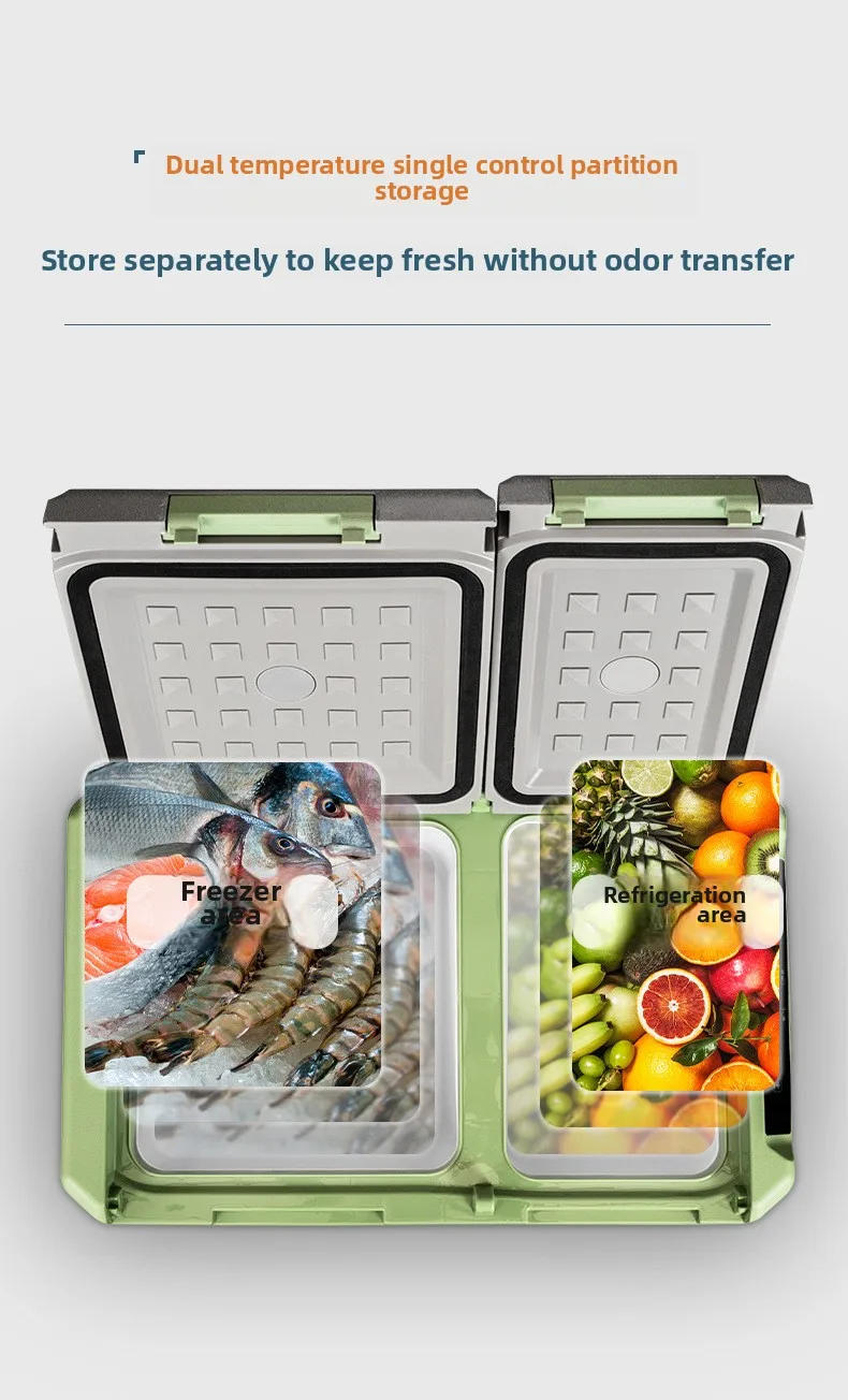 Description Picture 5 of itemCar refrigerator, small refrigerator, large capacity car and home dual-purpose refrigerated trolley, truck double door