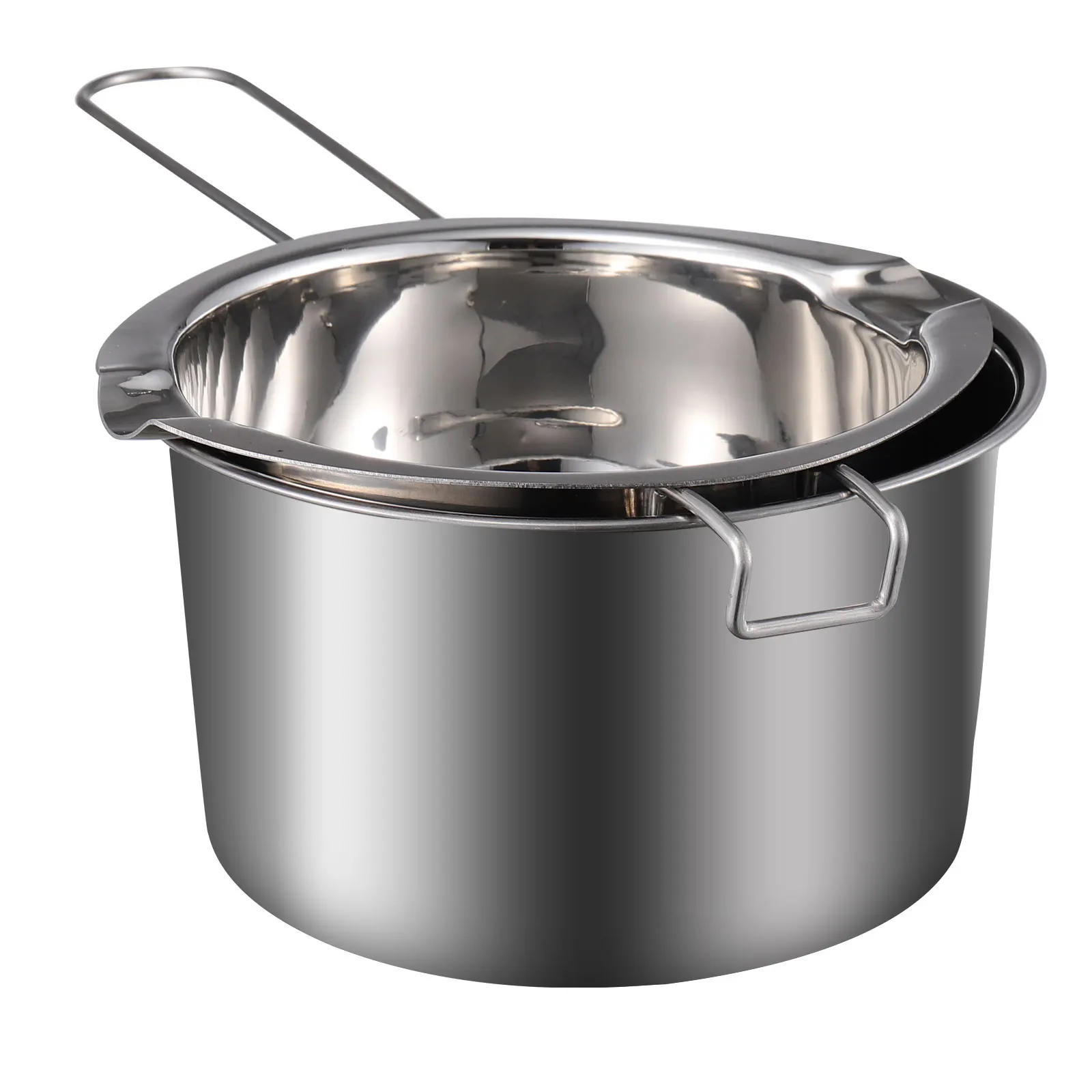 Description Picture 5 of itemDouble Boiler Pot Wax Melting Pot Cheese Melting Pot Chocolate Melting Pot Stainless Steel Chocolate Pot Nice Chic Fine Safe