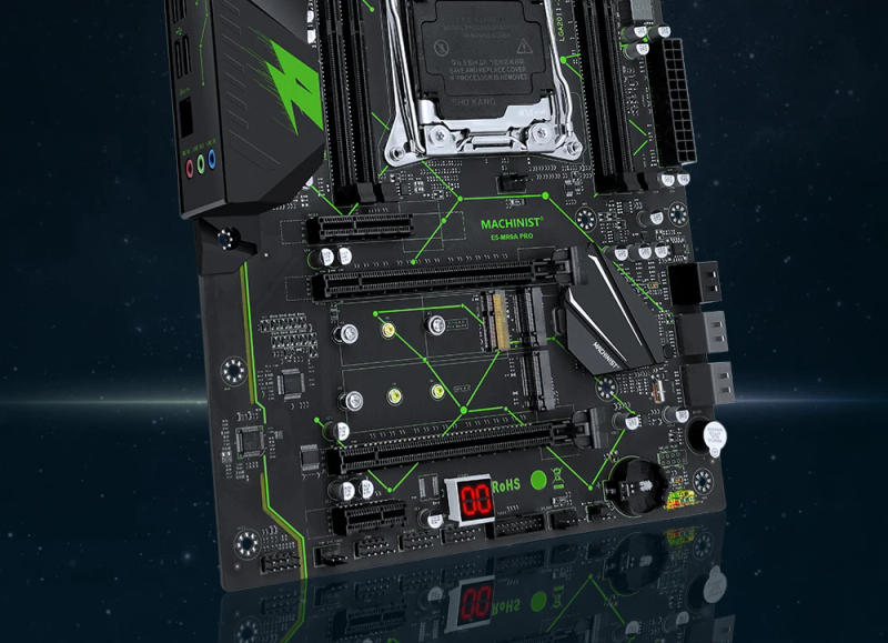 Description Picture 3 of itemMACHINIST MR9A PRO X99 Motherboard combo Kit with Xeon E5 2650 V4 CPU And DDR4 32GB RAM Memory Set Four Channel ATX