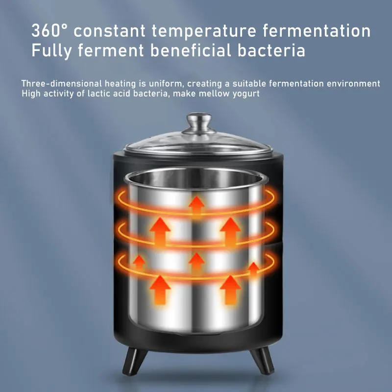 Description Picture 6 of item8L and 12L Yogurt Fermenter Electric Greek Yogurt Maker Home Appliances Made of Stainless Steel