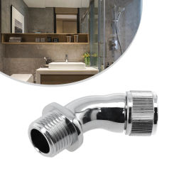 Shower Elbow Adapter Brass Elbow Adapter Shower Head Hose 45 Degree Connector Bathroom Faucet Connector Bathroom Accessories
