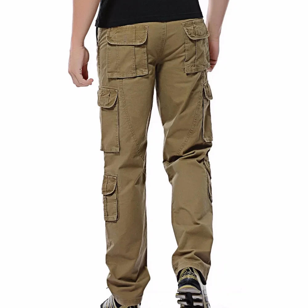 Description Picture 4 of item2023 New Men Cargo Pants Mens Loose Army Tactical Pants Multi-pocket Trousers Pantalon Homme Big Size 46 Male Military Overalls
