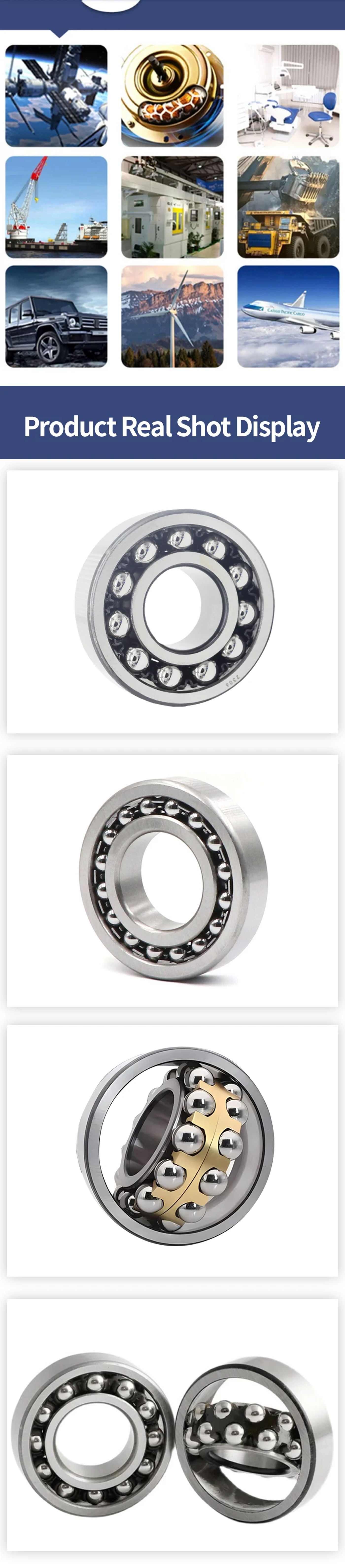 Description Picture 4 of itemSweden SKF High Precision Self-Aligning Ball Bearing 1206 1207 1208 EKTN9/C3 ETN9