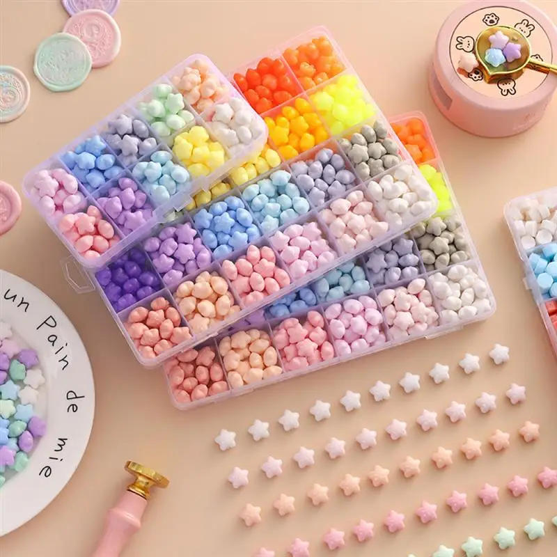 Description Picture 2 of itemRetro Seal Stamp Bead Set For Wax Seal Stamp Bead DIY Scrapbooking Cards Envelopes Invitations Gift Wrapping Crafts Making