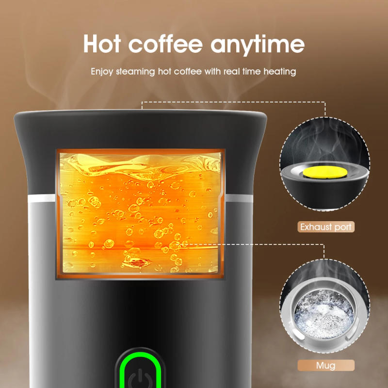 Description Picture 4 of item3 in 1 Portable Coffee Machine Wireless Electric Espresso Coffee Maker for Capsule Coffee Powder Travel Camping Coffee Maker