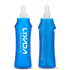 Lixada 500ML Folding Drinking Water Bottle with Filter Portable Soft Flask Filter Water Kettle for Camping Survival Emergency