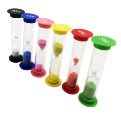 30s 1/2/3/4/5 Minute Sandglass Hourglass Sand Clock Timers Desktop Clock Set Desktop Home Decoration Creative Gift