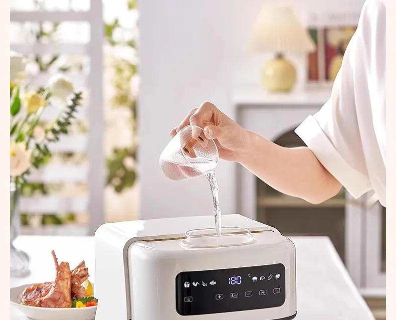 Description Picture 6 of item220V New 3D Water Mist Spray Steam Air Fryer Home Small Integrated 360° Visible Large Capacity Home Appliance Аэрогриль 샤오미