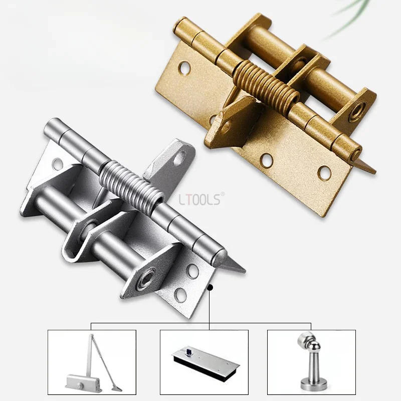 Description Picture 6 of itemMulti Functional Door Closer Automatic Door Close 90 Degrees Position Hinge 4-inch Buffer Rebound Device Spring Invisible Hinge