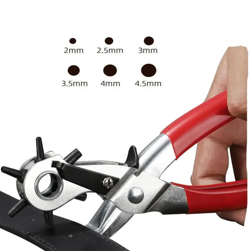 Description Picture 4 of itemMultifunctional Strap Punching Pliers Leather Punching Tools Punching Tools Multifunctional Pliers Useful Round Machines