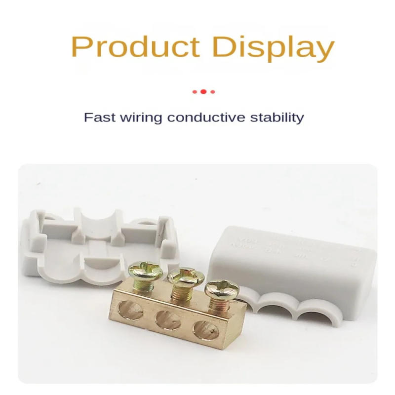 Description Picture 5 of itemT-shaped Wiring Terminal Locking Quick Crimp Electrical Wire Cable Junction Box ZK-M306 ZK-M406 Electrical General Connector
