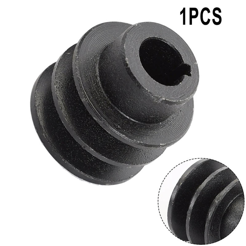 Description Picture 3 of itemDouble V Belt Pulley Replacement 170F Spare Parts 7HP Engine Accessories Black Bore For 168F For 20mm For Honda